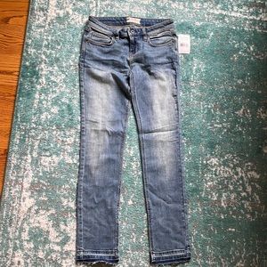 Free People size 26 split hem jeans